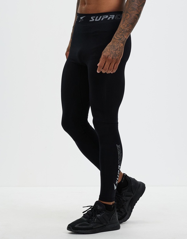 Supacore - Seamless Body Mapped Power Running Tights - Men's