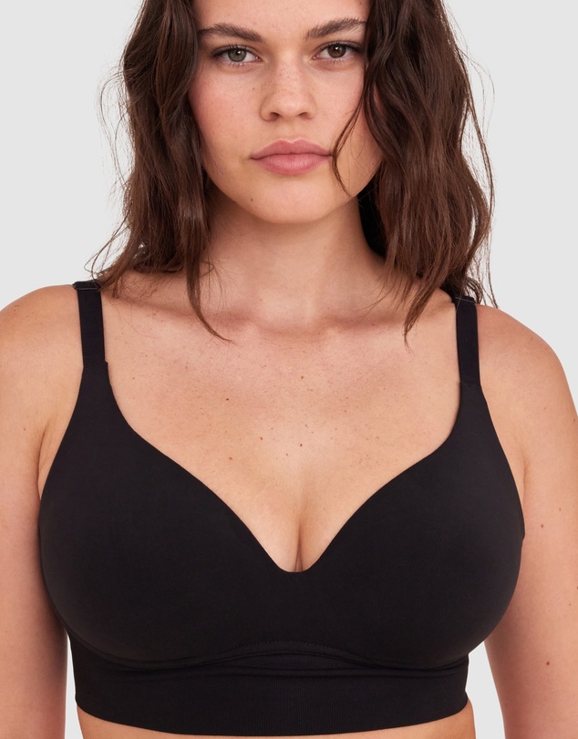 Bras N Things - Base Layers Wirefree Full Coverage - Black