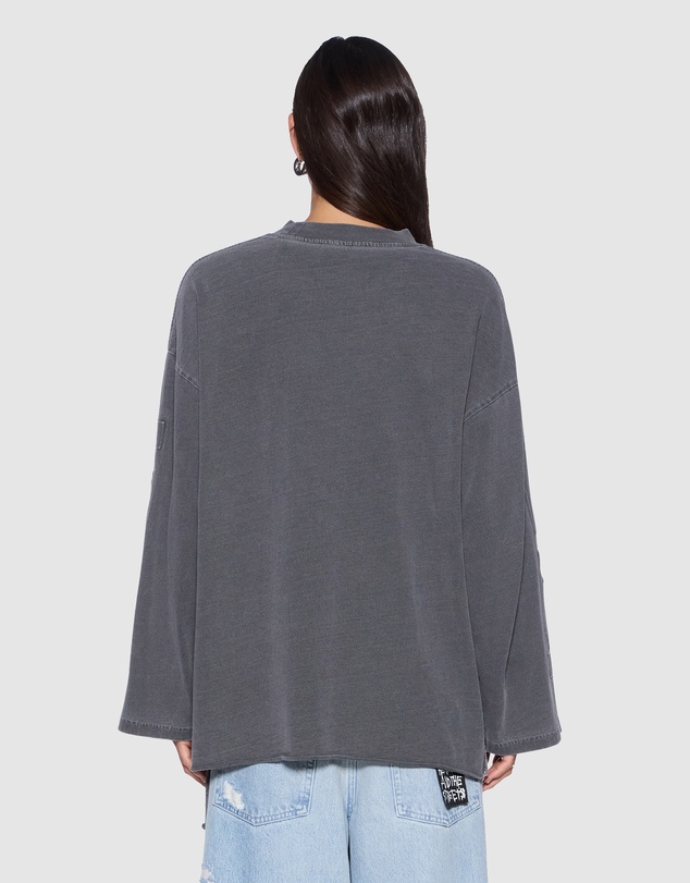 Ksubi - Sott Altar Boyfriend LS Tee Charcoal