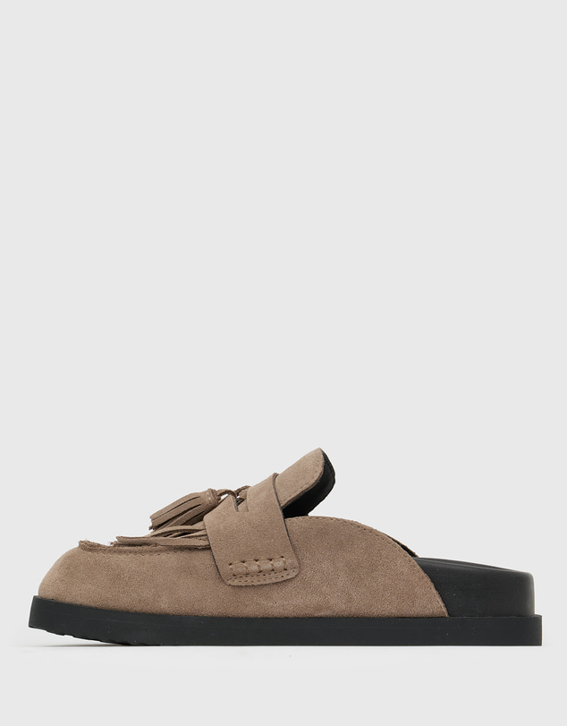 Betts - Leon Suede Leather Flat Mules