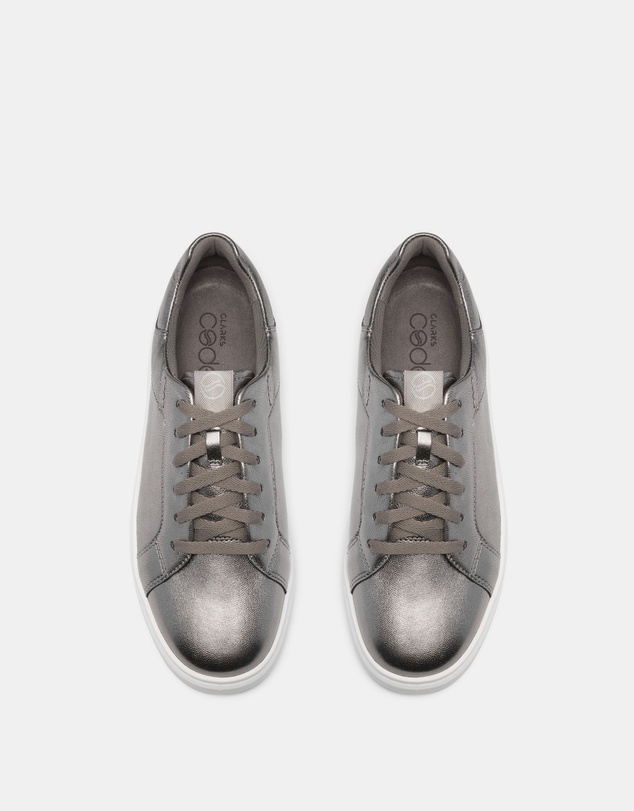 Clarks - Code C Lace (W) Pewter Metallic