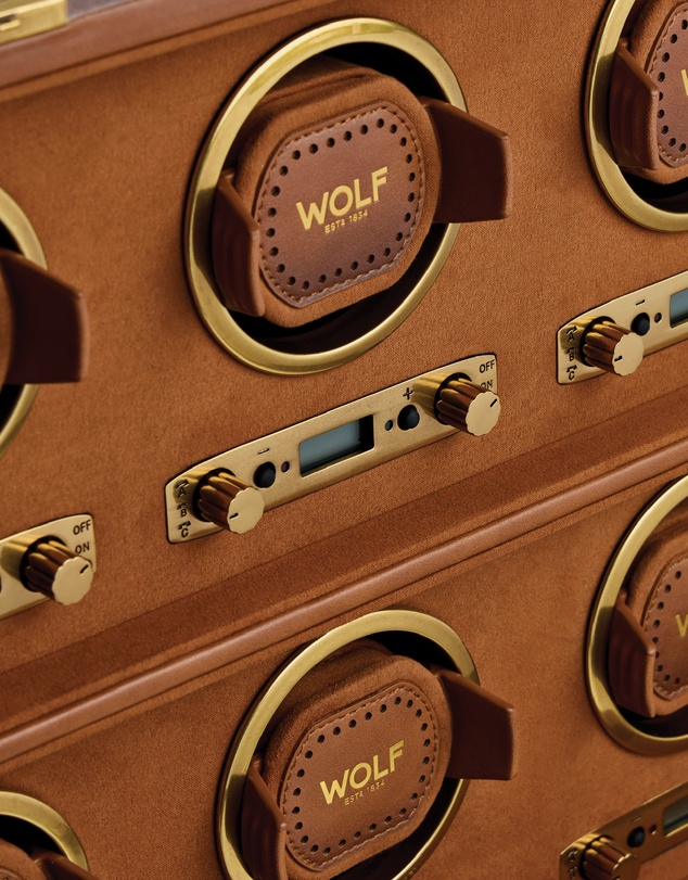 Wolf - WOLF Brogue 8 Piece Watch Winder