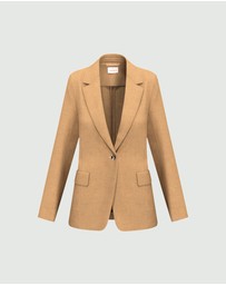 Emme - Ecru Linen Blazer