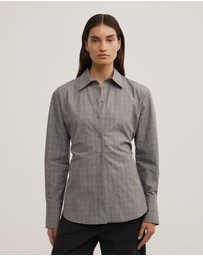 Witchery - Check Tie Shirt