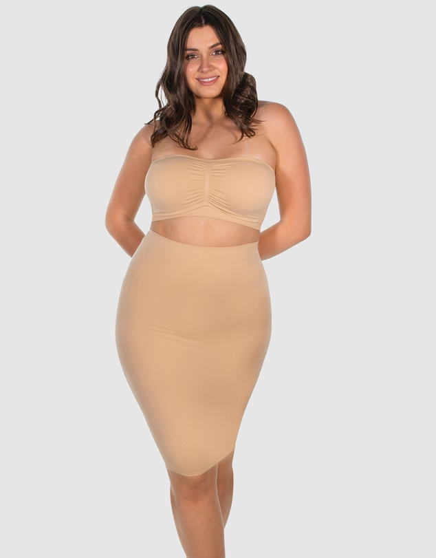 B Free Intimate Apparel - Curvy Strapless Bandeau Bra (A-B-C-D-DD) Cup