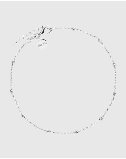 Najo - Birdsong Silver Chain Anklet (23cm + 3cm ext)