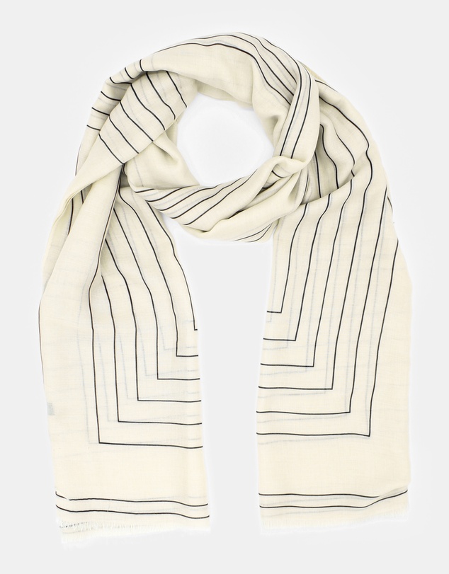 Morgan & Taylor - Maze Light-Weight Scarf in Beige