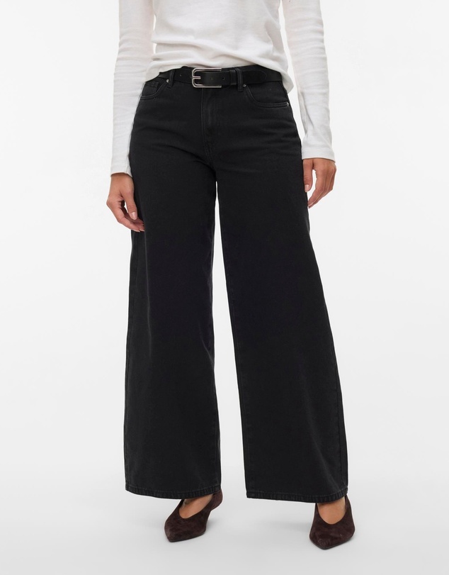 Vero Moda - Remy Mid Rise Wide Jeans