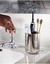 Joseph Joseph - EasyStore™ Luxe Stainless Steel Toothbrush Caddy