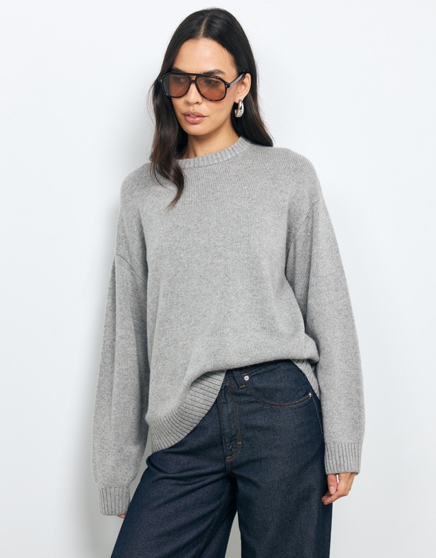 AERE - Nola Oversized Cashmere Blend Knit Jumper