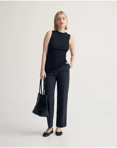 Oxford - April Drawstring Knitted Top