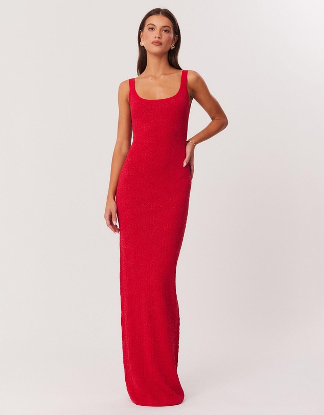 SNDYS - Josefina Jacquard Knit Maxi Dress