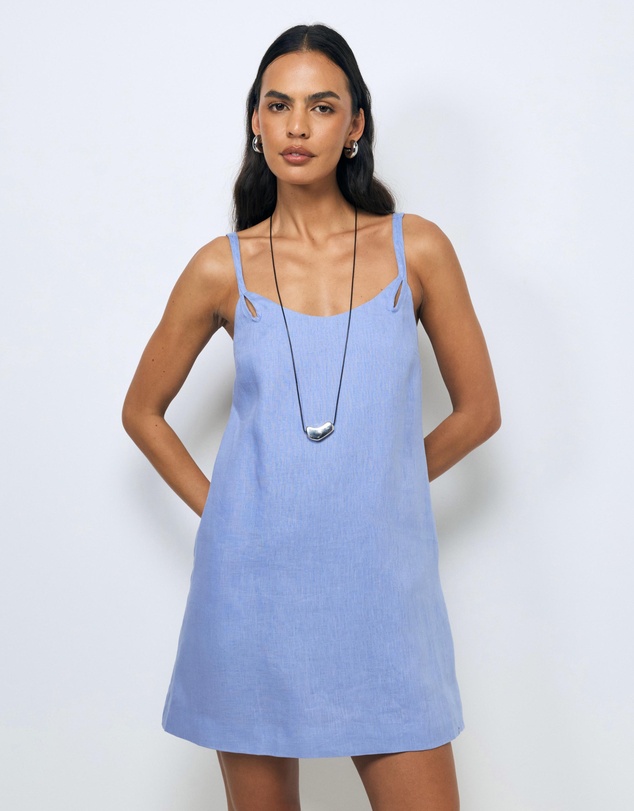 AERE - Haisley Linen Mini Dress