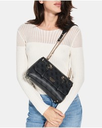 GUESS - Leona Convertible Crossbody Flap Bag