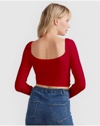 Belle & Bloom - Forget Me Not Knit Crop