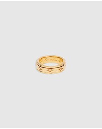 By Charlotte - Gold I Am Loved Ring