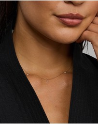 Michael Hill - Cultured Freshwater Pearl Station Necklace in 10kt Yellow Gold