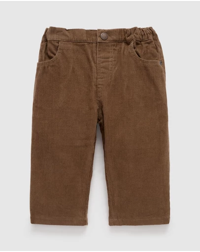 Purebaby - Corduroy Lined Pants -Kids-Babies
