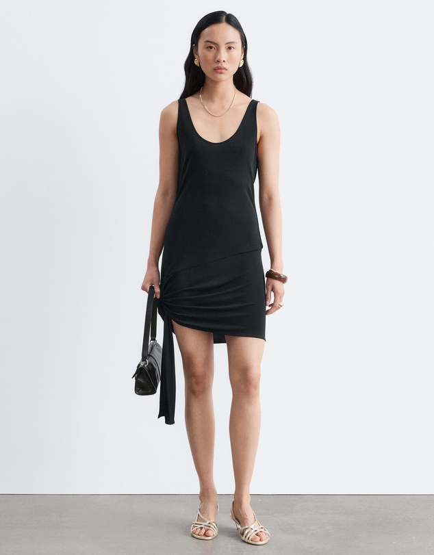 & Other Stories - Tie-Hem Mini Dress