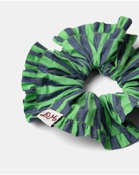 Damson Madder - Frill Edge Scrunchie
