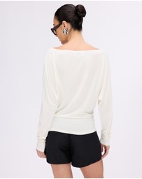 Minima Esenciales - Tia Bat Wing Long Sleeve Top