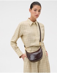Oroton - Florence Small Textured Shoulder Bag