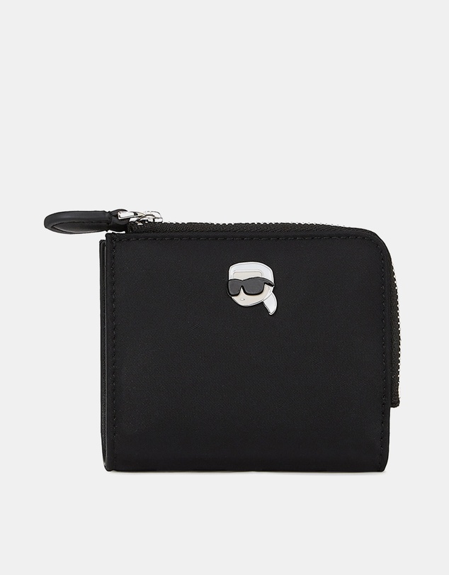 Karl Lagerfeld - Ikon Nylon Pin Zip Small Wallet