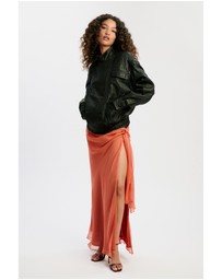 Bardot - Oversized Leather Jacket
