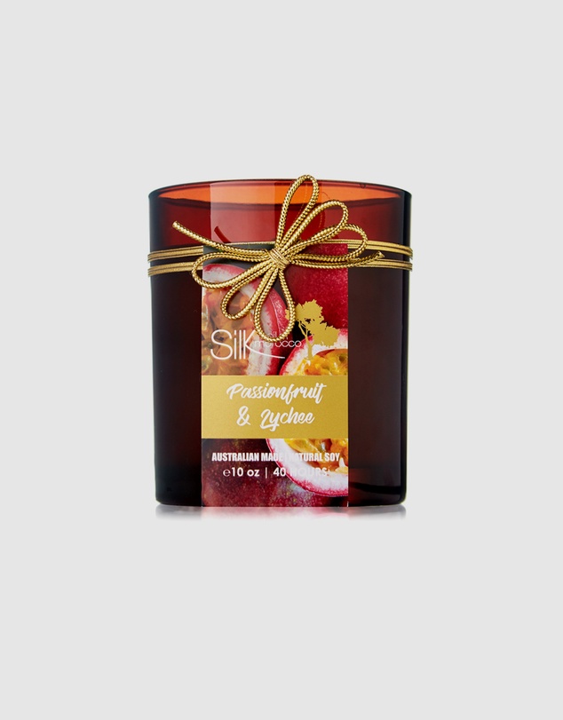 Silk Oil of Morocco - Passion Fruit & Lychee Natural Soy Candle