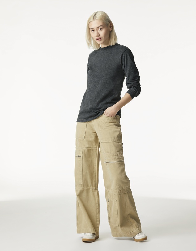 American Apparel - Unisex Long Sleeve Crew Neck T-Shirt