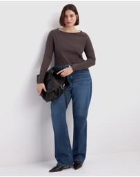 M.N.G - Matilda High-Rise Straight Jeans