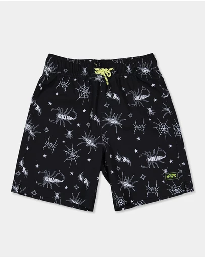 Billabong Kids - Boys 2 to 6 Creatures Layback Boardshorts