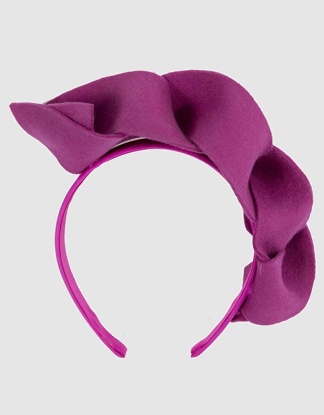 Max Alexander - Felt Fuchsia Spiral Fascinator
