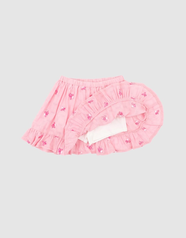 Fox & Finch - Summer Vacay Embroidered Skirt With Inbuilt Shorts - Kids