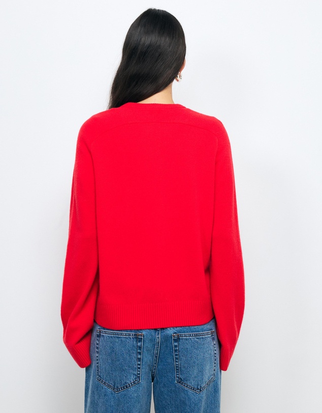AERE - Isla Merino Wool Relaxed Cardigan