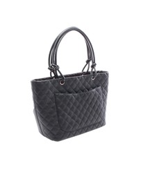 Pre-Loved by Azura Reborn - Pre-Loved Large Lambskin Cambon Ligne Tote