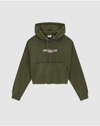 GUESS Originals - GUESS Originals Bubble Hem Oversized Hoodie