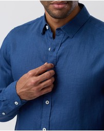 Brooksfield - Linen Casual Long Sleeve