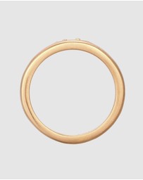 Elli Jewelry - Ring Diamond 925 Sterling Silver Vermeil