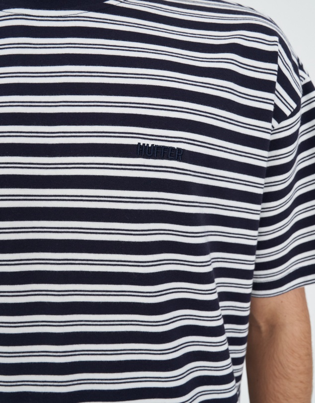 Huffer - Stripe Block Tee