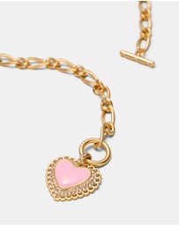 MIMCO - Lace Heart Necklace
