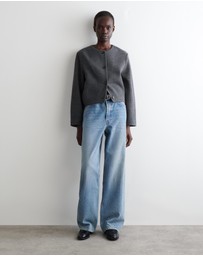 COS - Boiled Merino Wool Cardigan