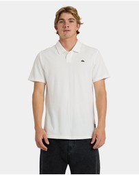 Quiksilver - Mens Mw Pique Polo Short Sleeve Shirt