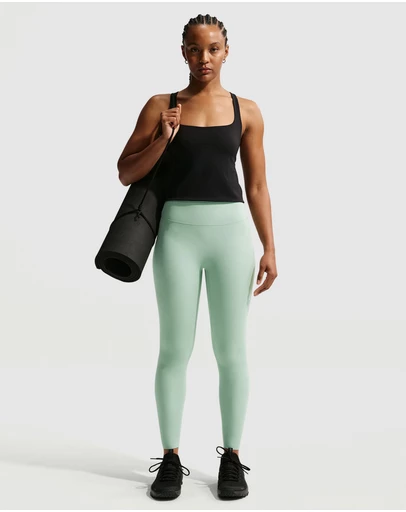 Nike - Zenvy High-Waisted 7/8 Leggings With No Front Seam