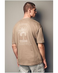 NEXT - Back Print Beach Graphic T-Shirt