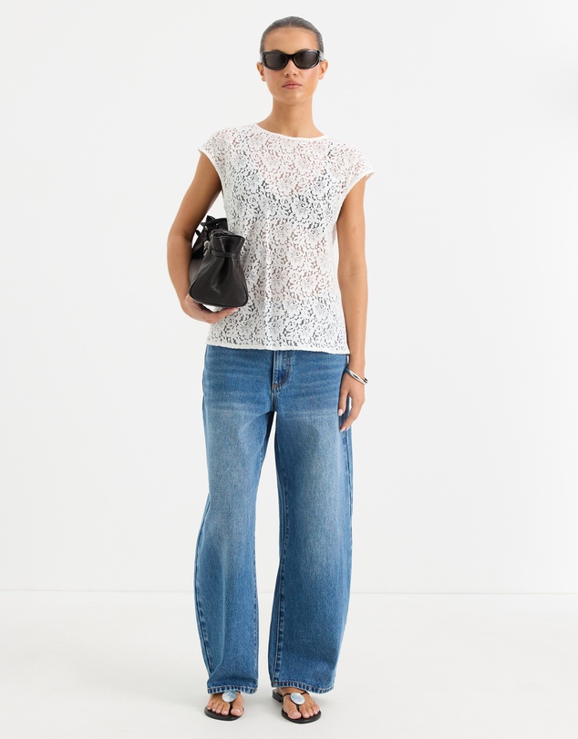Calli - Alma Sheer Lace Tank