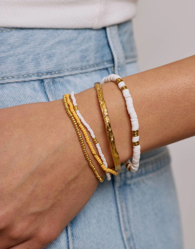 Arms Of Eve - Sunny Bracelet Set - Mango