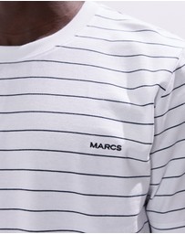 Marcs - Marcs Logo Stripe Tee