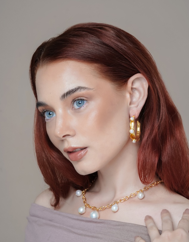 Meshca - Pearl Link Choker