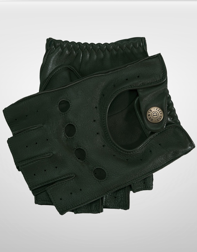 DENTS - Fingerless Leather Driving Gloves